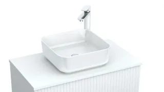 Столешница Aquanet Джейн 313297 80 см белый матовый